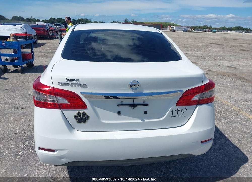 2015 NISSAN SENTRA S VIN: 3N1AB7AP6FY349328