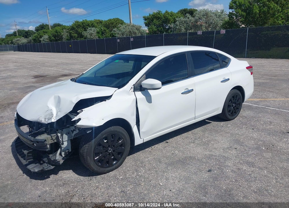 2015 NISSAN SENTRA S VIN: 3N1AB7AP6FY349328