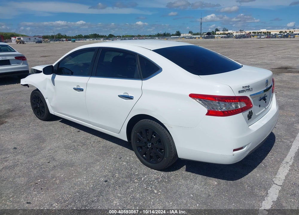 2015 NISSAN SENTRA S VIN: 3N1AB7AP6FY349328