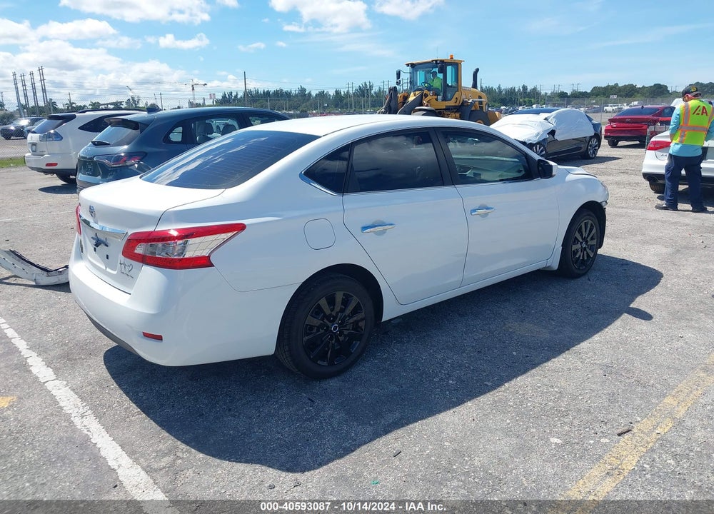 2015 NISSAN SENTRA S VIN: 3N1AB7AP6FY349328