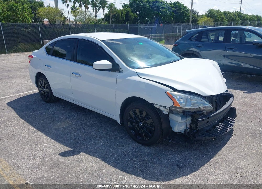 2015 NISSAN SENTRA S VIN: 3N1AB7AP6FY349328