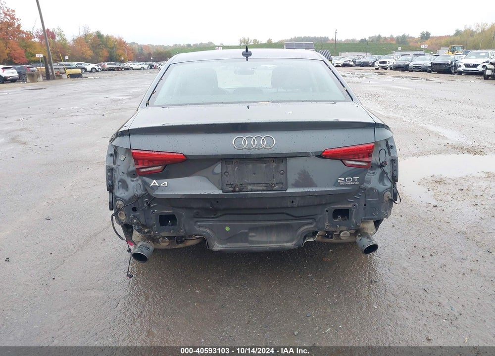 2017 AUDI A4 2.0T PREMIUM VIN: WAUENAF41HN041126