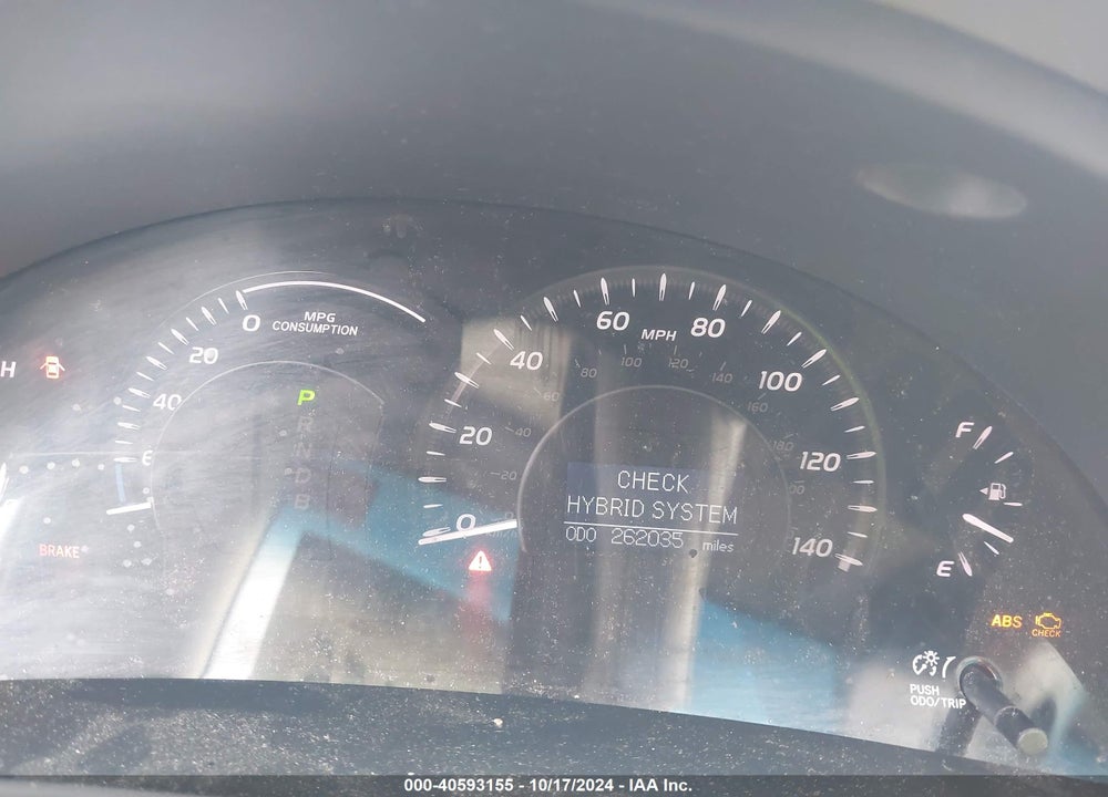 2009 TOYOTA CAMRY HYBRID VIN: JTNBB46KX93050351