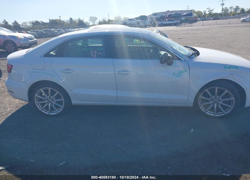 2015 AUDI A3 2.0T PREMIUM VIN: WAUEFGFF9F1087616