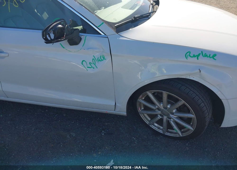 2015 AUDI A3 2.0T PREMIUM VIN: WAUEFGFF9F1087616