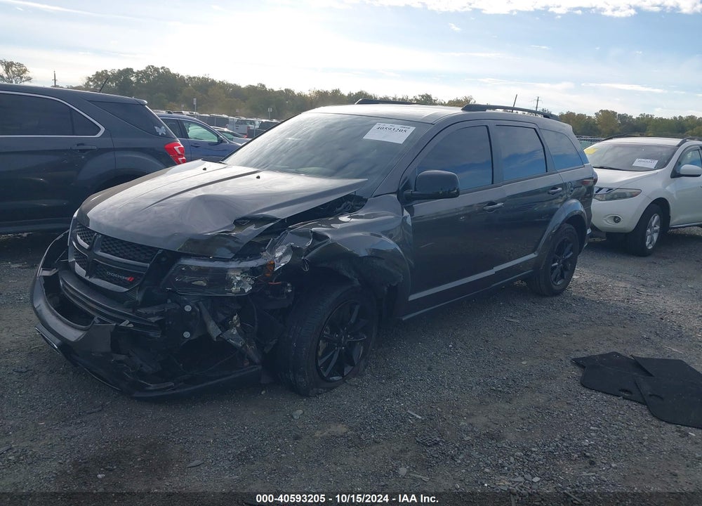 2019 DODGE JOURNEY SE VIN: 3C4PDCBB1KT859347