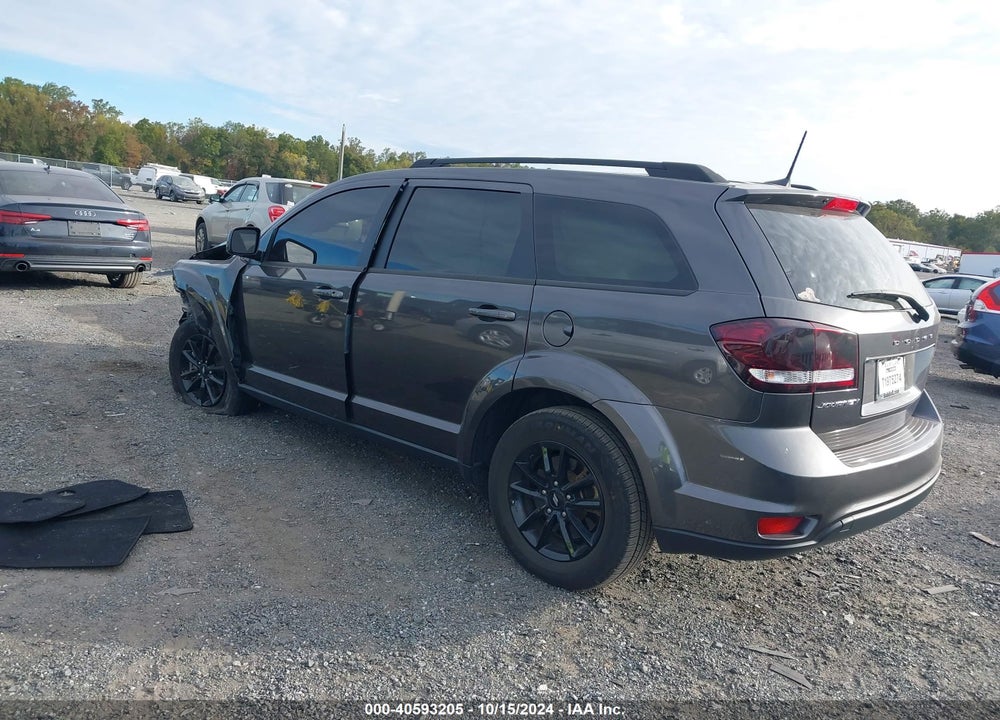 2019 DODGE JOURNEY SE VIN: 3C4PDCBB1KT859347