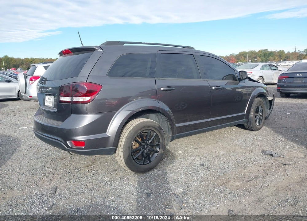 2019 DODGE JOURNEY SE VIN: 3C4PDCBB1KT859347