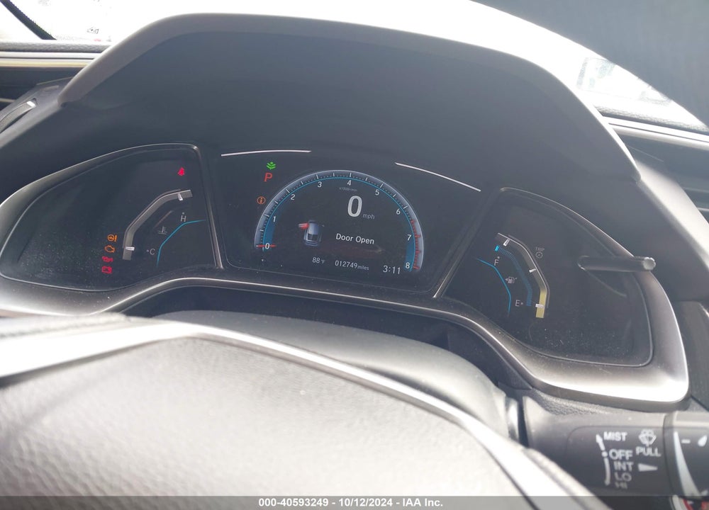 2019 HONDA CIVIC EX VIN: SHHFK7H61KU206176