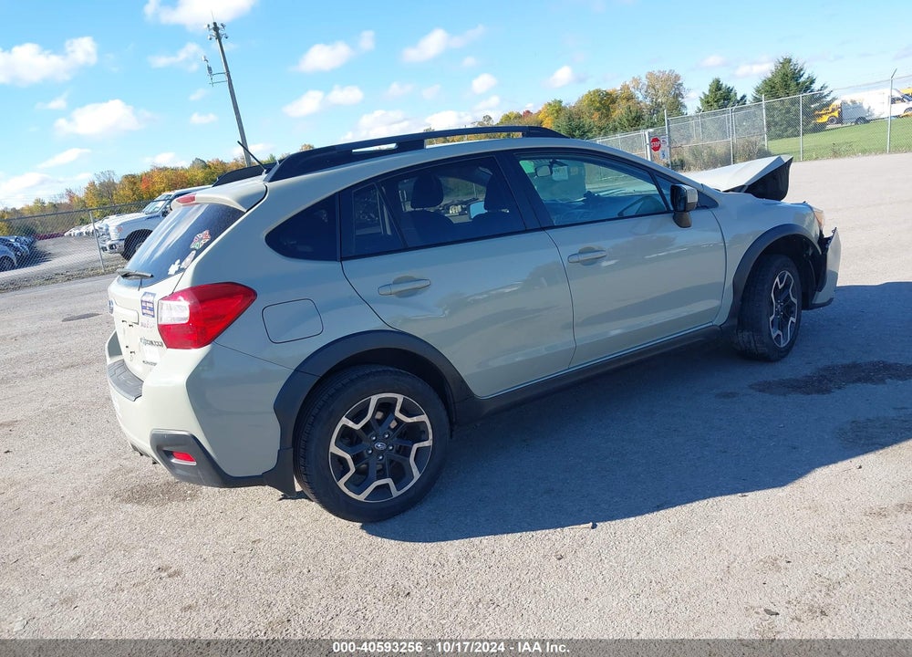 2016 SUBARU CROSSTREK 2.0I PREMIUM VIN: JF2GPABC6G8337776