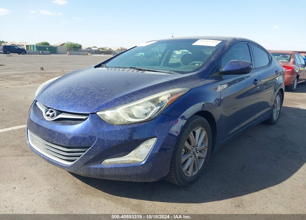2014 HYUNDAI ELANTRA SE VIN: 5NPDH4AEXEH507977
