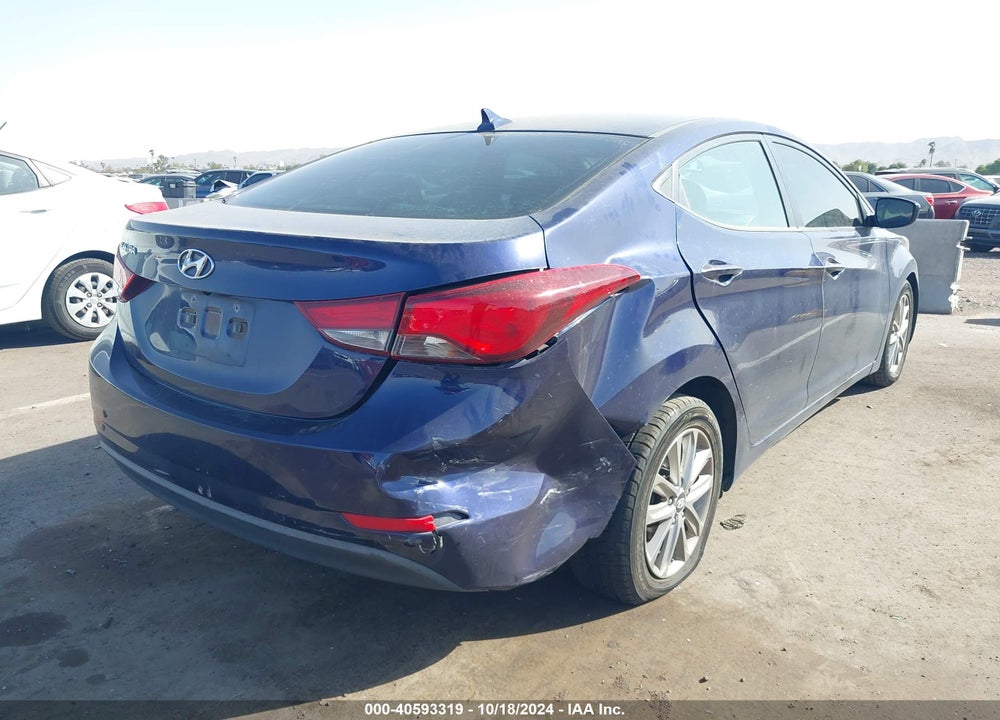 2014 HYUNDAI ELANTRA SE VIN: 5NPDH4AEXEH507977