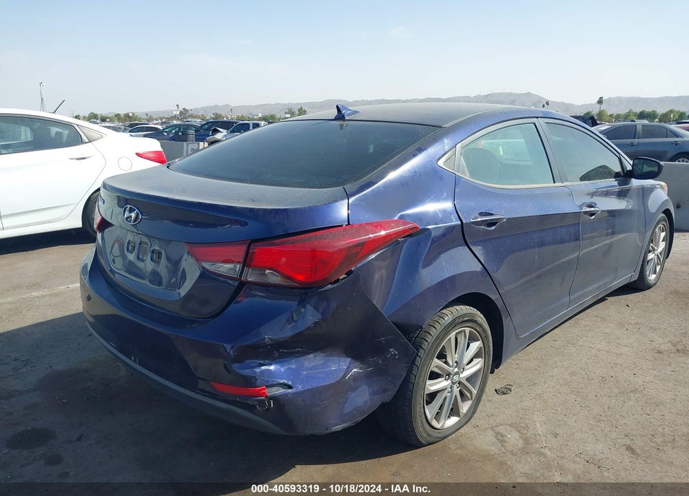 2014 HYUNDAI ELANTRA SE VIN: 5NPDH4AEXEH507977