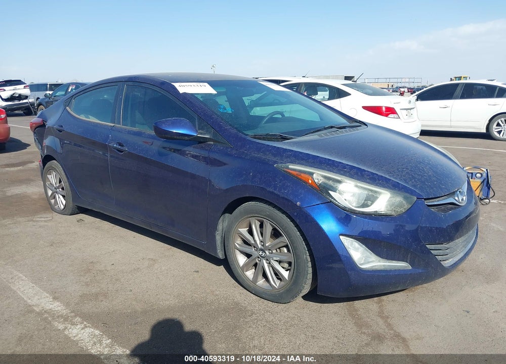 2014 HYUNDAI ELANTRA SE VIN: 5NPDH4AEXEH507977