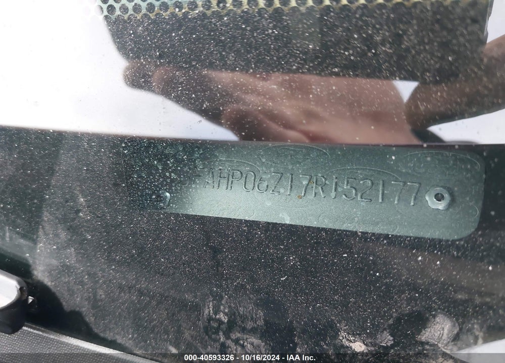 2007 FORD FUSION S VIN: 3FAHP06Z17R152177