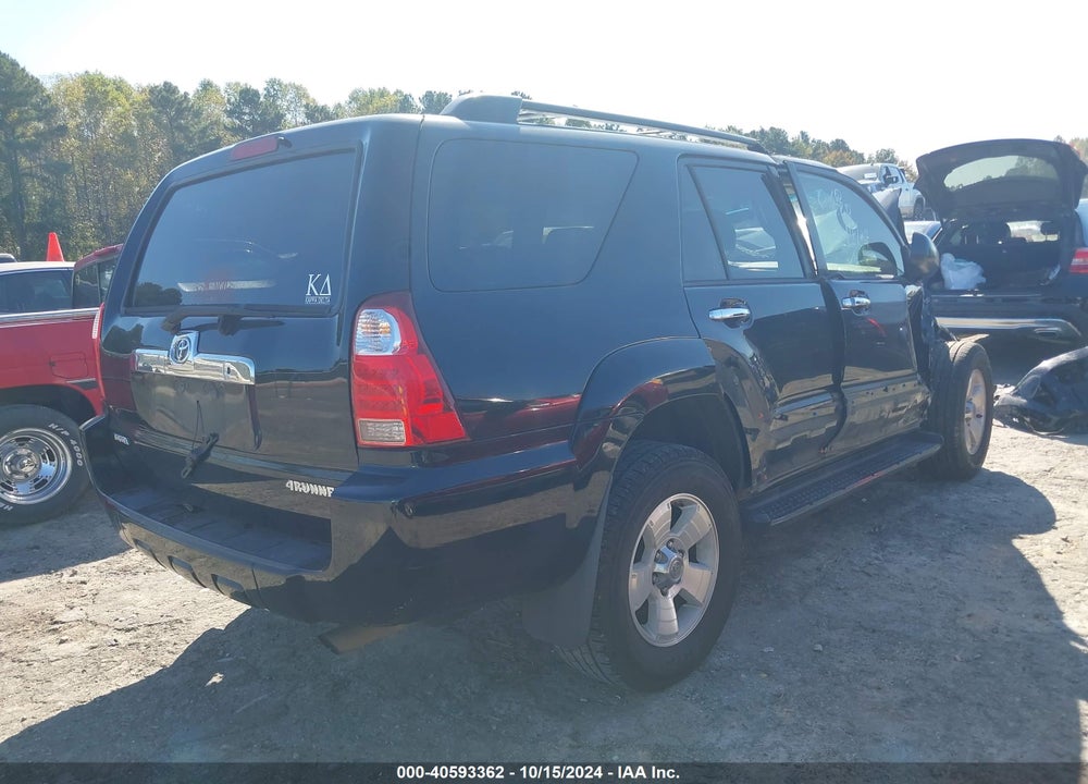 2007 TOYOTA 4RUNNER SR5 V6 VIN: JTEZU14R778078566