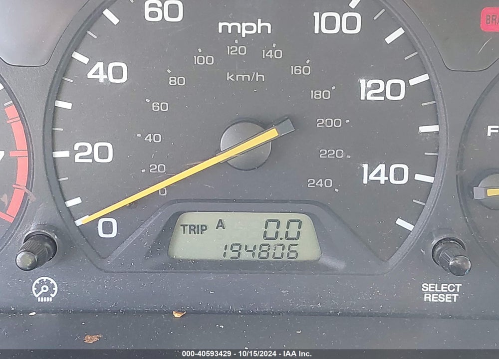 2002 HONDA ACCORD 3.0 EX VIN: 1HGCG22572A003313