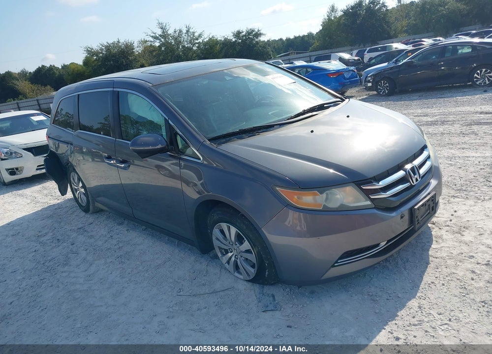 2015 HONDA ODYSSEY EX-L VIN: 5FNRL5H60FB052095