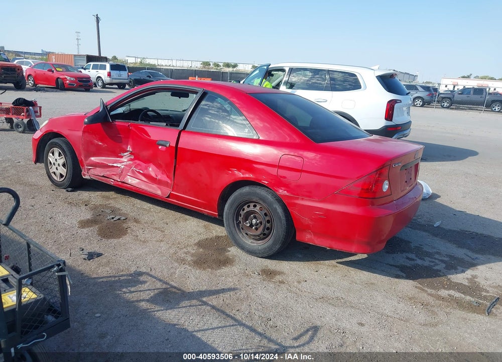 2004 HONDA CIVIC VP VIN: 1HGEM22144L066441