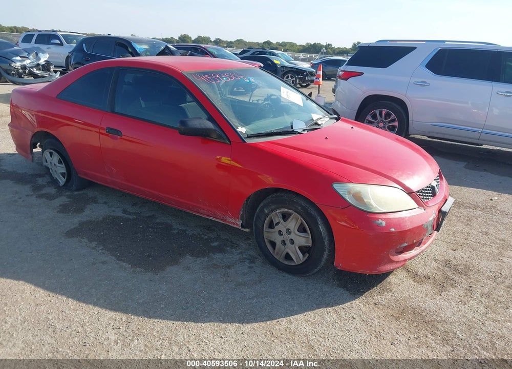 2004 HONDA CIVIC VP VIN: 1HGEM22144L066441