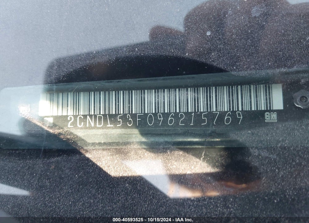 2009 CHEVROLET EQUINOX LT VIN: 2CNDL53F096215769