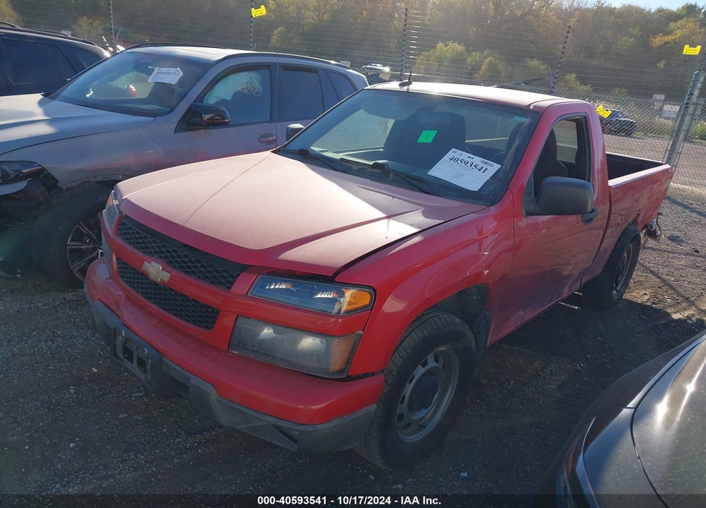 2010 CHEVROLET COLORADO WORK TRUCK VIN: 1GCCSBD9XA8128339
