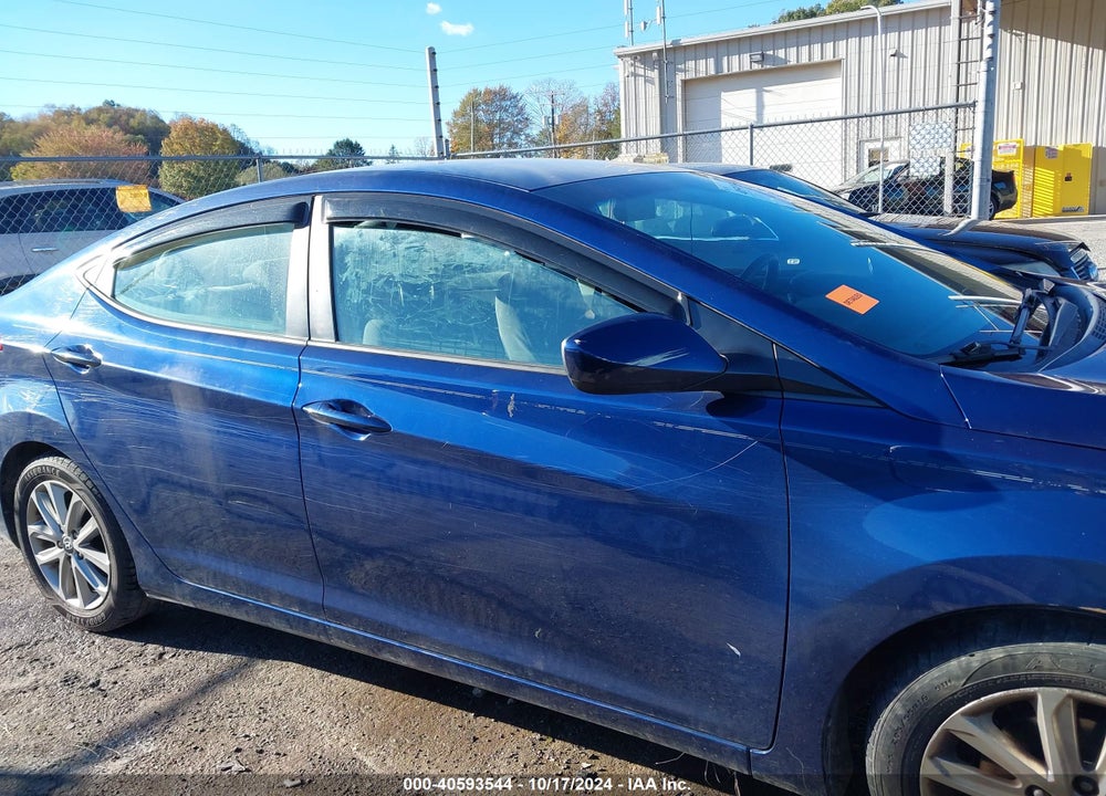 2016 HYUNDAI ELANTRA SE VIN: 5NPDH4AE0GH662668