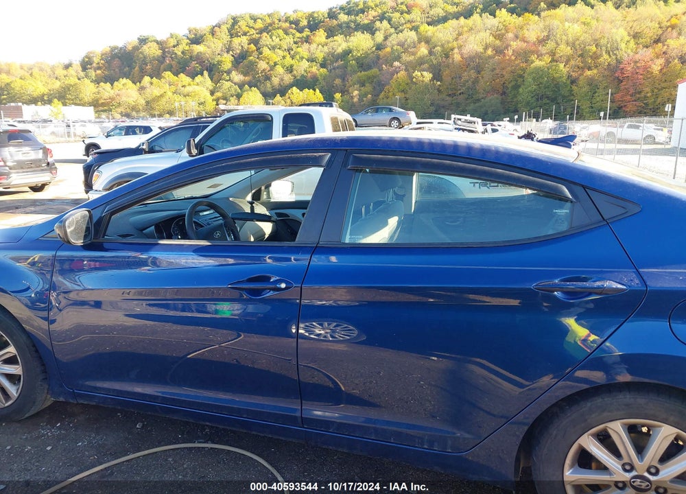 2016 HYUNDAI ELANTRA SE VIN: 5NPDH4AE0GH662668
