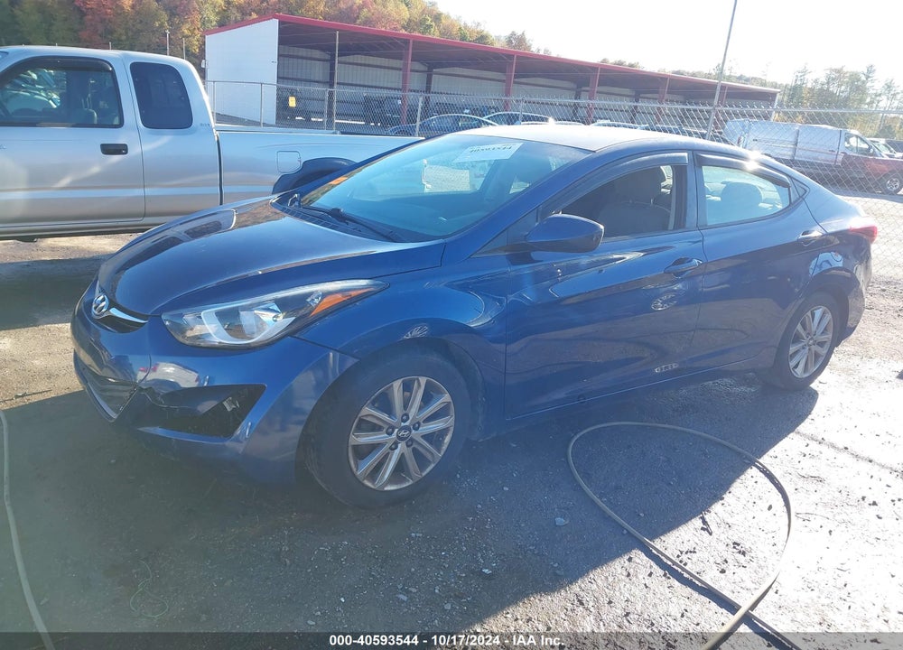 2016 HYUNDAI ELANTRA SE VIN: 5NPDH4AE0GH662668