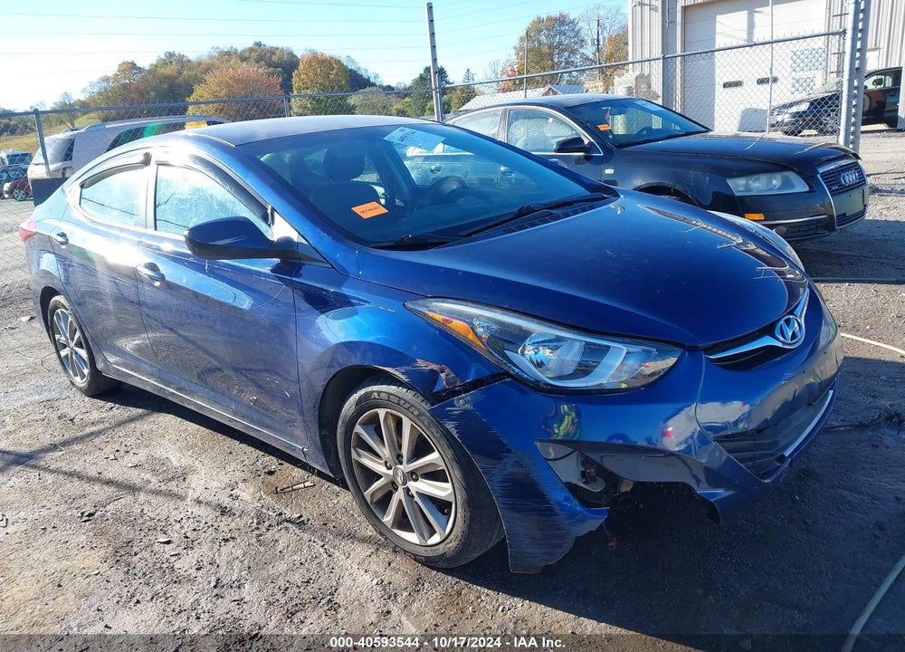 2016 HYUNDAI ELANTRA SE VIN: 5NPDH4AE0GH662668