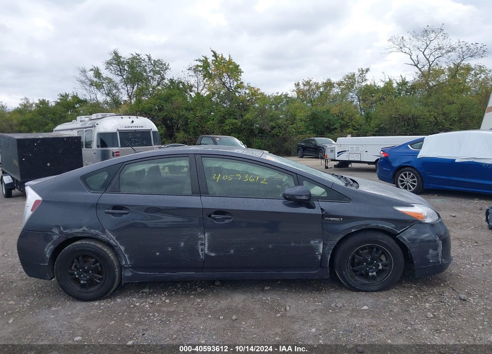 2012 TOYOTA PRIUS THREE VIN: JTDKN3DU8C5488047