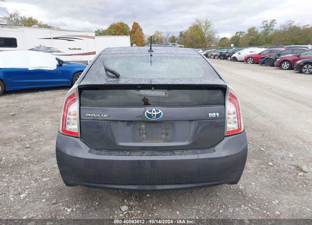 2012 TOYOTA PRIUS THREE VIN: JTDKN3DU8C5488047