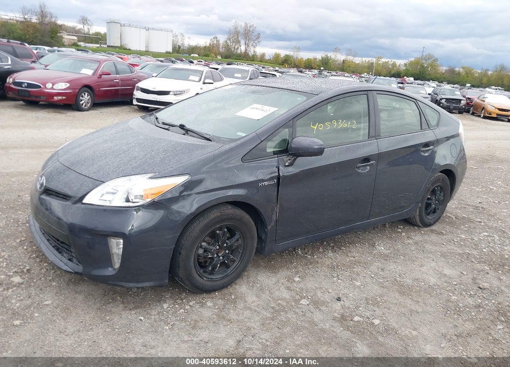 2012 TOYOTA PRIUS THREE VIN: JTDKN3DU8C5488047