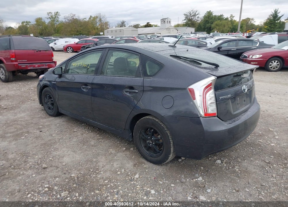 2012 TOYOTA PRIUS THREE VIN: JTDKN3DU8C5488047