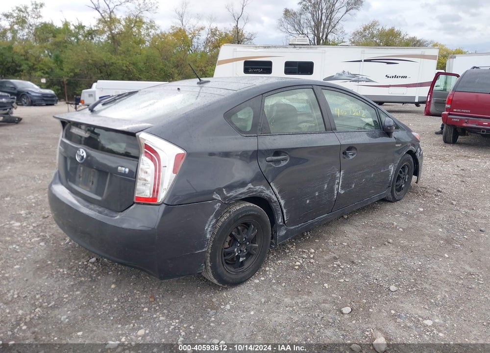 2012 TOYOTA PRIUS THREE VIN: JTDKN3DU8C5488047