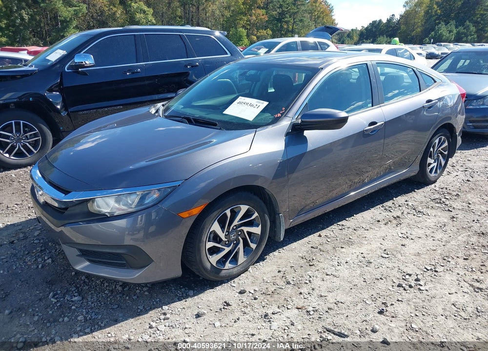 2017 HONDA CIVIC EX VIN: 19XFC2F77HE007421