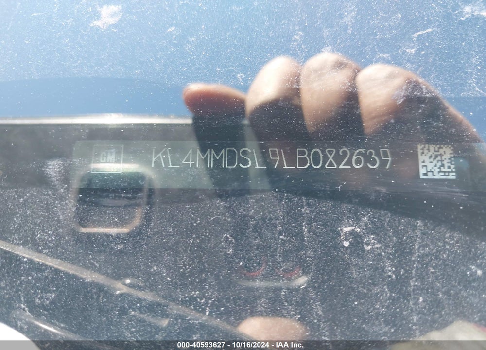 2020 BUICK ENCORE GX FWD SELECT VIN: KL4MMDSL9LB082639