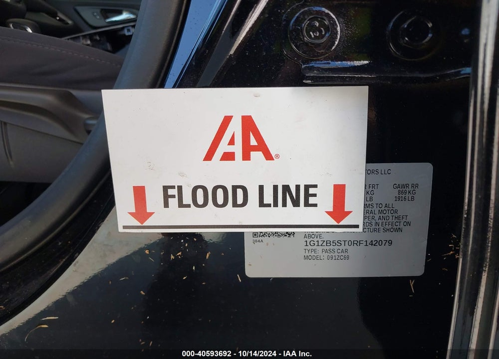 2024 CHEVROLET MALIBU FWD LS VIN: 1G1ZB5ST0RF142079
