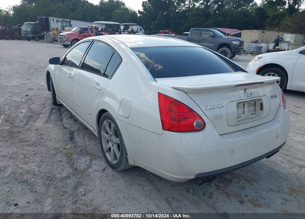 2008 NISSAN MAXIMA 3.5 SE VIN: 1N4BA41E58C810067