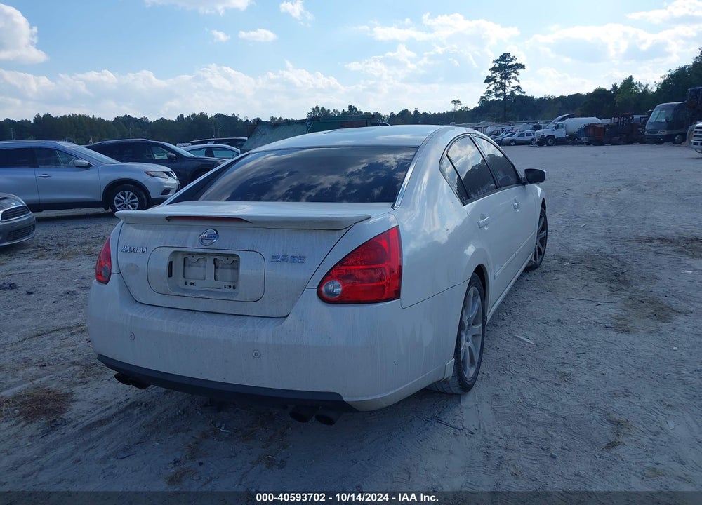 2008 NISSAN MAXIMA 3.5 SE VIN: 1N4BA41E58C810067