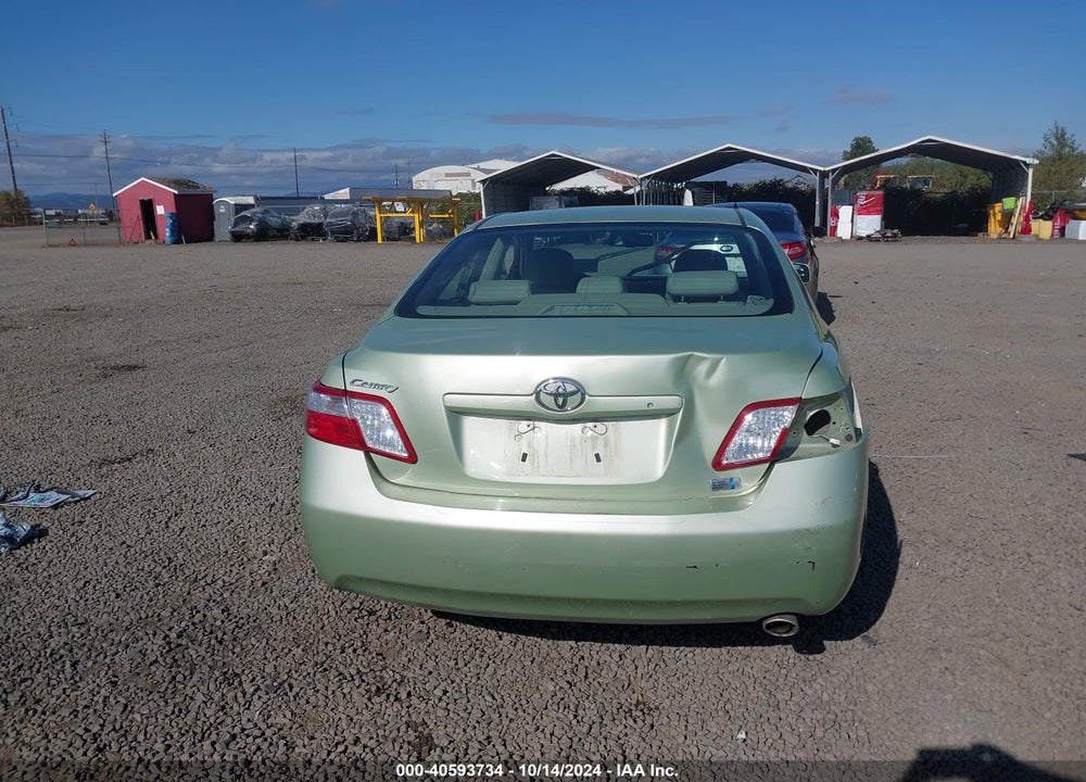 2007 TOYOTA CAMRY HYBRID VIN: 4T1BB46K37U004125