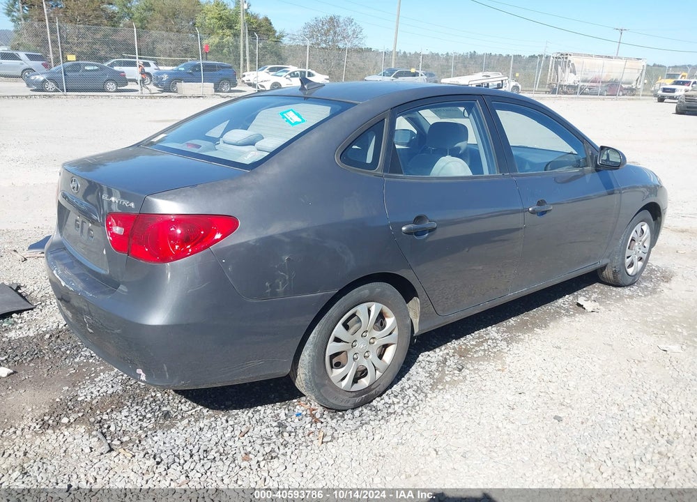 2009 HYUNDAI ELANTRA VIN: KMHDU46D59U739695