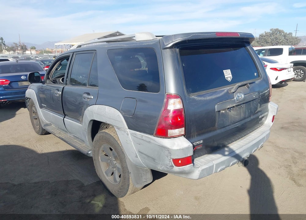 2003 TOYOTA 4RUNNER SR5 SPORT V8 VIN: JTEZT14R130004801