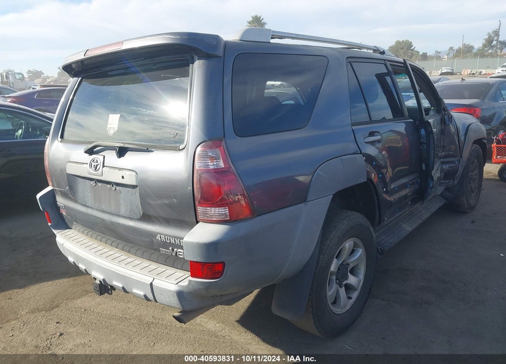 2003 TOYOTA 4RUNNER SR5 SPORT V8 VIN: JTEZT14R130004801