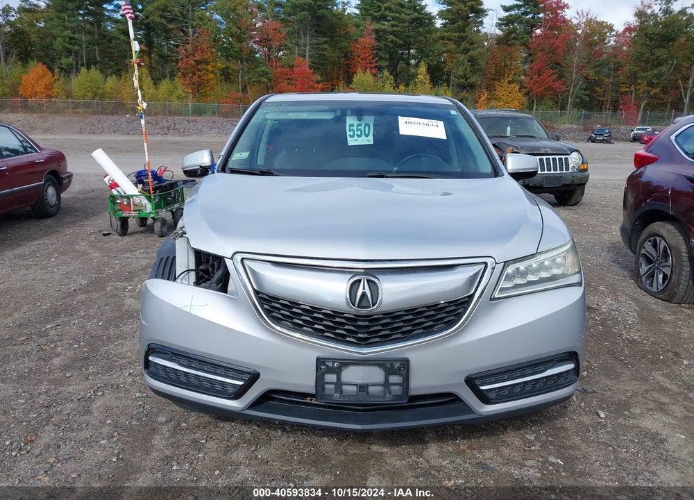 2014 ACURA MDX VIN: 5FRYD4H26EB016389