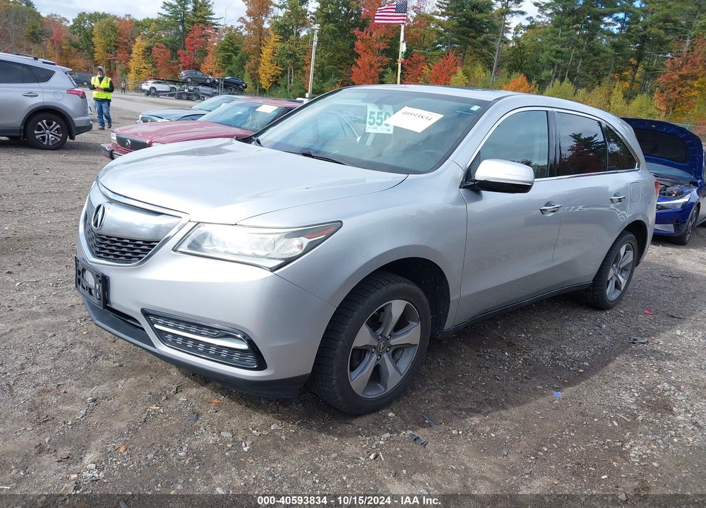 2014 ACURA MDX VIN: 5FRYD4H26EB016389