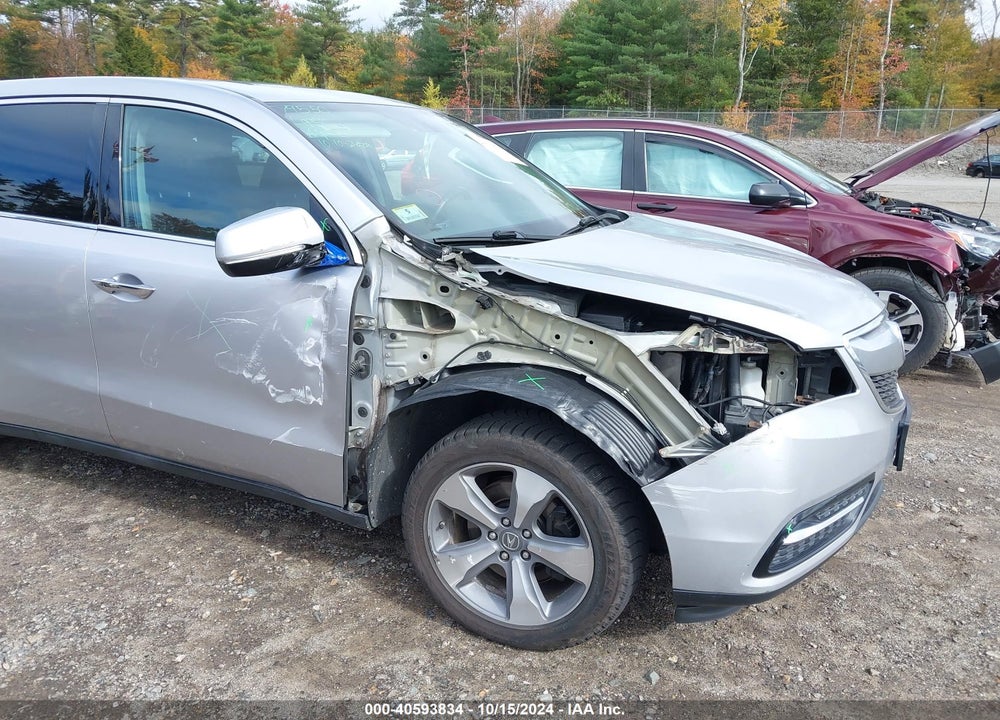 2014 ACURA MDX VIN: 5FRYD4H26EB016389