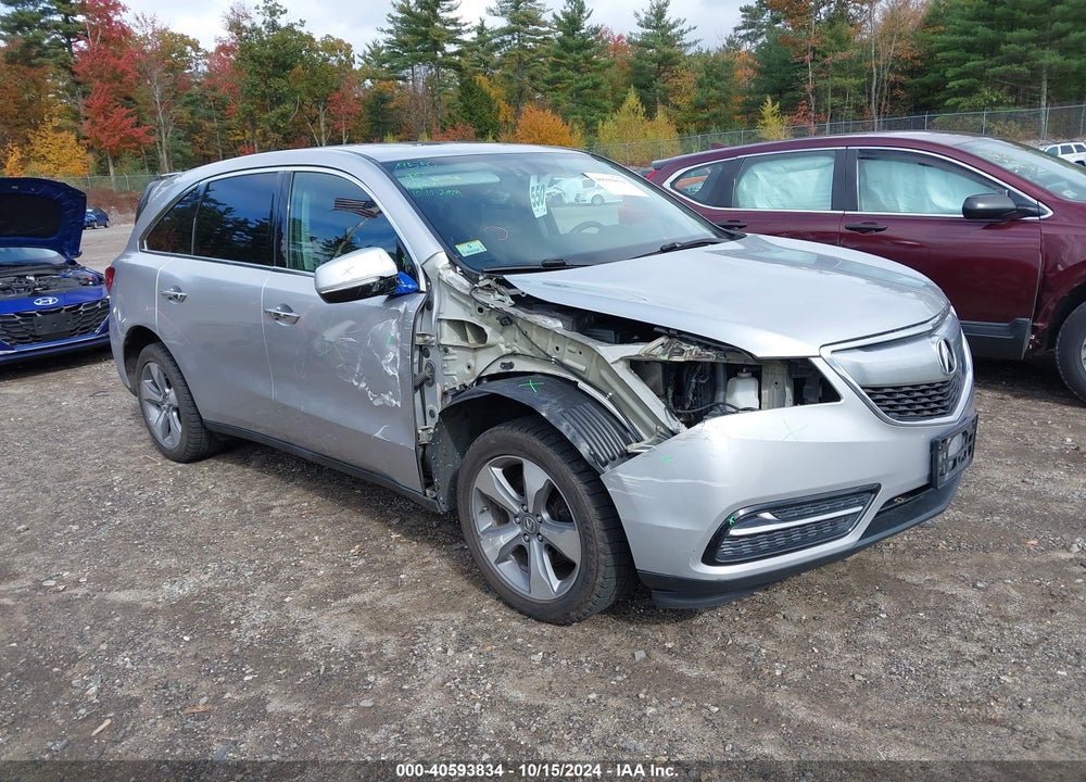 2014 ACURA MDX VIN: 5FRYD4H26EB016389
