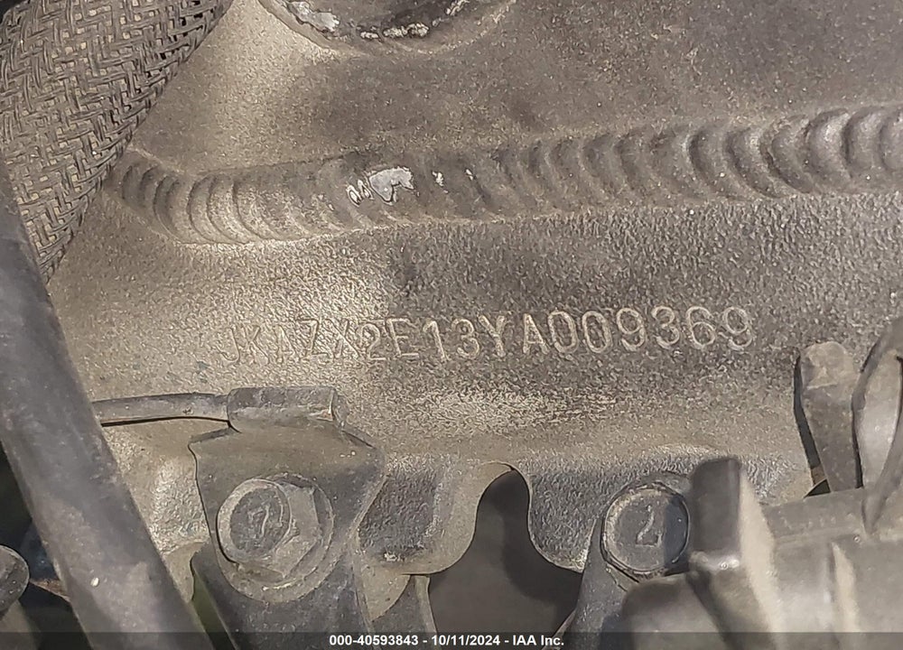 2000 KAWASAKI ZX900 E VIN: JKAZX2E13YA009369