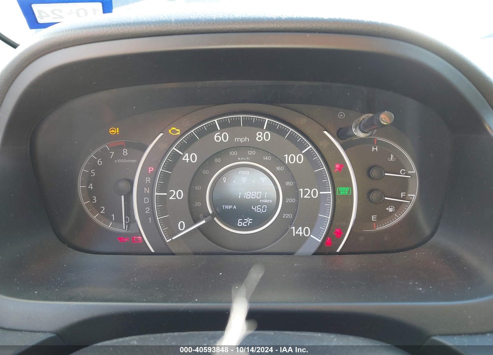 2014 HONDA CR-V EX-L VIN: 2HKRM3H73EH531816